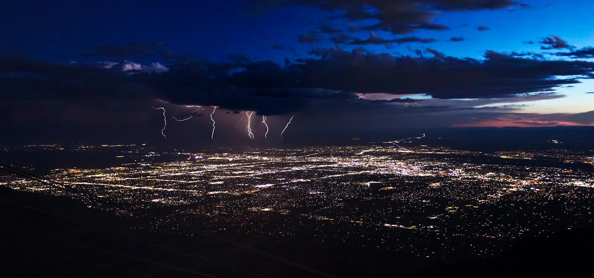 lightning over Albuquerque